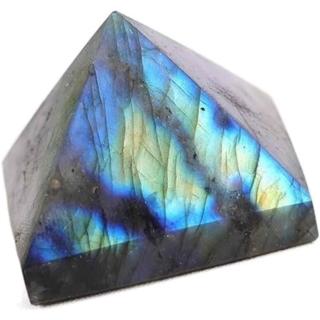 Piramida 6cm din Cristal din Labradorit - Ornament Mineral Specimen pentru Chakre