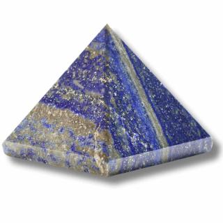 Piramida Sculptata Manual 60mm din Piatra Lapis Lazuli Naturala
