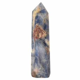 Turn cristal natural Kianit albastru 9 -10 cm - Punct Energetic pentru Meditatie si Alinierea Chakrelor