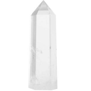 Turn de cristal semipretios vindecator hexagonal Cuart transparent - Obelisc cu inaltimea de 10 cm