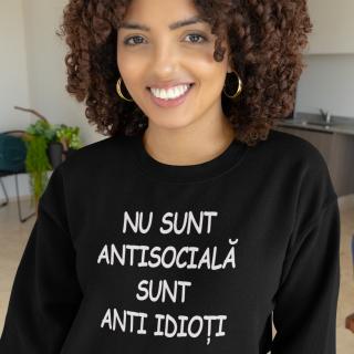 Bluza cu manca lunga Antisociala