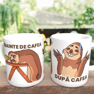 Cana Inainte si dupa cafea