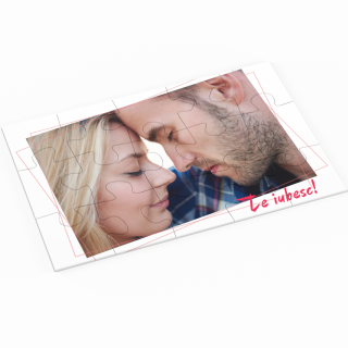 Puzzel personalizat poza te iubesc