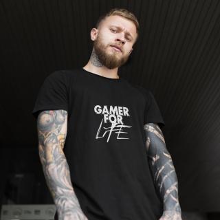 TRICOU GAMER FOR LIFE