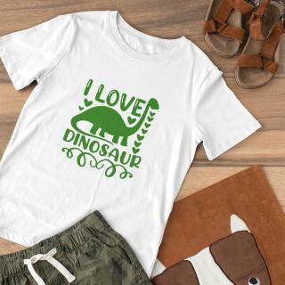 Tricou I love dinosaur