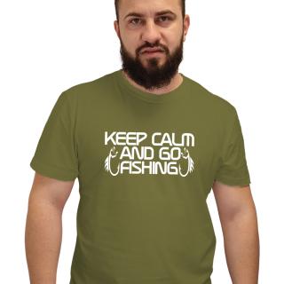 Tricou keep calm  go fishing