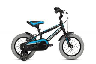 Bicicleta copii Clermont Atlas 16  -Negru-Turcoaz 4-6 ani