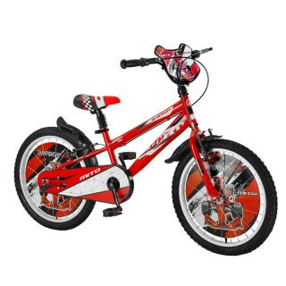 Bicicleta copii , roti 20  , Rosu-Alb, 7-10 ani