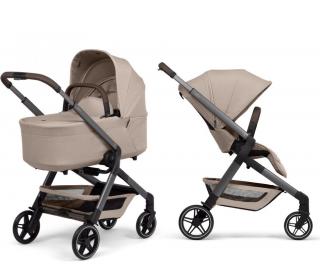 Carucior 2 in 1 , compact, Joolz, Hub2  cu landou  Sandy Taupe