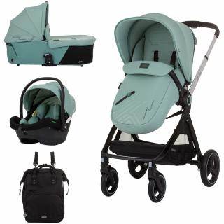 Carucior Chipolino Elite 3 in 1 pastel green