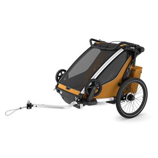 Carucior multisport double Thule Chariot Sport 2, Natural Gold