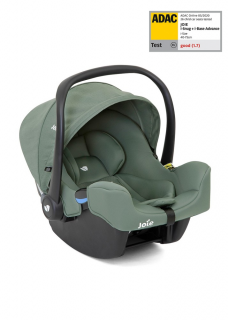 Joie - Scoica auto i-Snug 2 cu tetiera reglabila, 40-75 cm, Laurel, testata ADAC si certificata R129