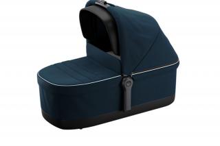 Landou, Thule, Sleek Bassinet, pentru caruciorul Thule Sleek Navy Blue