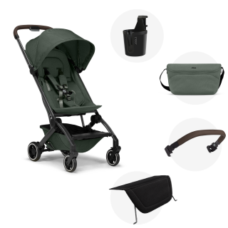 Pachet promotional - Carucior Joolz Aer+ cu toate accesorile incluse, Forest green