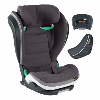 Scaun auto copii Flex FIX 2- Gri Metallic Melange de la 4 la 12 ani