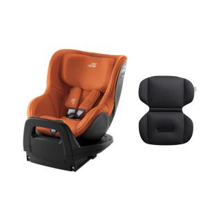 Scaun auto pentru copii Britax Romer, rotativ, 3 luni-4 ani, 61-105 cm, 19 kg, DUALFIX PRO M + Golden Cognac insert relax gratuit