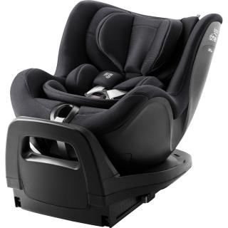 Scaun auto pentru copii Britax Romer, rotativ, cu baza ISOFIX, 0 luni-4 ani, 40-105 cm, 0-19 kg, Isofix, DUALFIX PRO Deep Black
