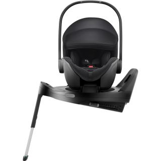 Scaun auto tip scoica pentru copii cu baza ISOFIX inclusa, Britax Romer, reclinabil, 0-15 luni, 40-85 cm, 0-13 kg, BABY-SAFE PRO  Deep Black