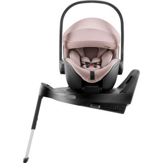 Scaun auto tip scoica pentru copii cu baza ISOFIX inclusa, Britax Romer, reclinabil, 0-15 luni, 40-85 cm, 0-13 kg, BABY-SAFE PRO Dusty Rose