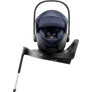 Scaun auto tip scoica pentru copii cu baza ISOFIX inclusa, Britax Romer, reclinabil, 0-15 luni, 40-85 cm, 0-13 kg, BABY-SAFE PRO  Night Blue