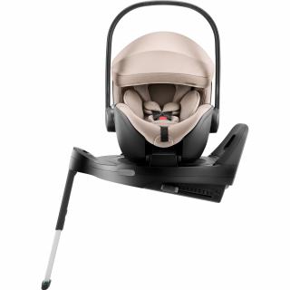 Scaun auto tip scoica pentru copii cu baza ISOFIX inclusa, Britax Romer, reclinabil, 0-15 luni, 40-85 cm, 0-13 kg, BABY-SAFE PRO  Teak