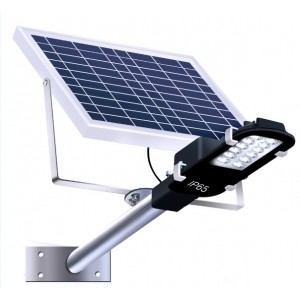 Corp Stradal Cu Panou Solar cu telecomanda, 15W, Lumina Rece, SL-610A