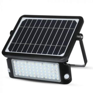 Proiector LED 10W cu Incarcare Solara Corp Negru Lumina Neutra