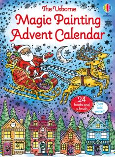 Calendar Advent pictura cu apa   Magic Painting Advent Calendar  , Usborne