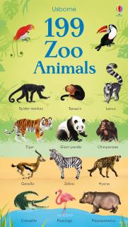 Carte   199 Zoo Animals  , cartonata, Usborne