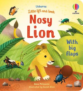 Carte cu clapete   Little Lift and Look Nosy Lion  , cartonata, Usborne