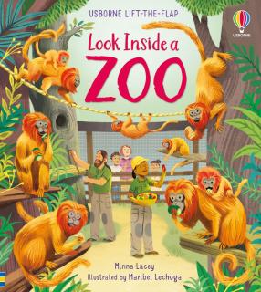 Carte cu clapete   Look inside a Zoo  , Usborne