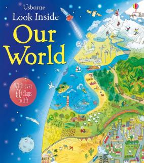 Carte cu clapete   Look inside our world  , Usborne