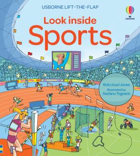 Carte cu clapete   Look inside Sports  , Usborne