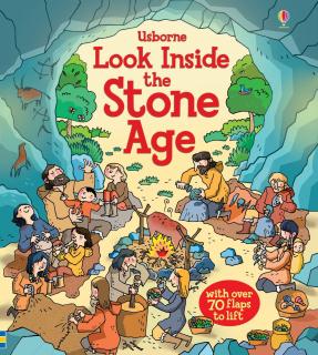 Carte cu clapete   Look Inside the Stone Age  , Usborne