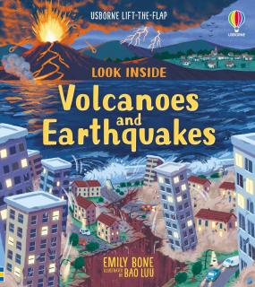 Carte cu clapete   Look inside Volcanoes and Earthquakes  , Usborne