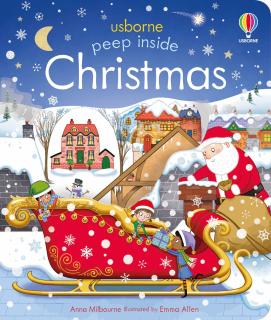 Carte cu clapete   Peep Inside Christmas  , Usborne