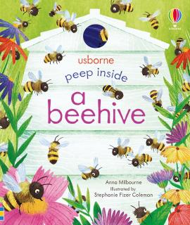 Carte cu clapete   Peep inside the Beehive  , Usborne