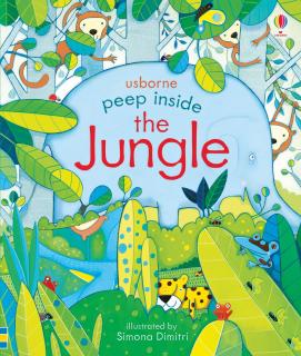 Carte cu clapete   Peep inside The jungle  , Usborne