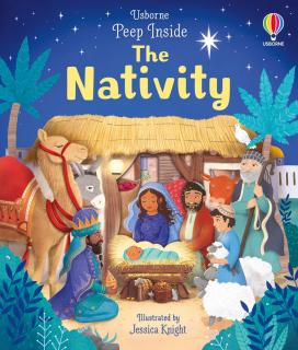 Carte cu clapete   Peep Inside The Nativity  , Usborne