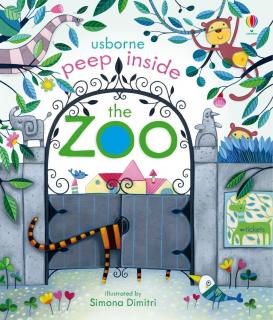 Carte cu clapete   Peep inside The zoo  , Usborne