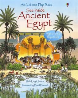 Carte cu clapete   See Inside Ancient Egypt  , cartonata, Usborne