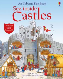 Carte cu clapete   See Inside Castles  , cartonata, Usborne