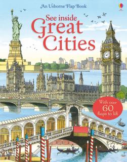 Carte cu clapete   See Inside Great Cities  , cartonata, Usborne