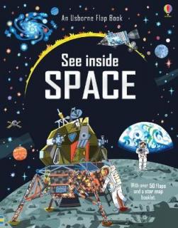 Carte cu clapete   See Inside Space  , cartonata, Usborne