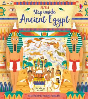 Carte cu clapete si decupaje   Step Inside Ancient Egypt  , Usborne