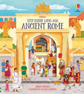 Carte cu clapete si decupaje   Step Inside Ancient Rome  , Usborne