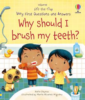 Carte cu clapete   Why should I brush my teeth?  , 3 ani+, Usborne