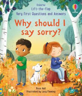 Carte cu clapete   Why should I say sorry?  , 3 ani+, Usborne