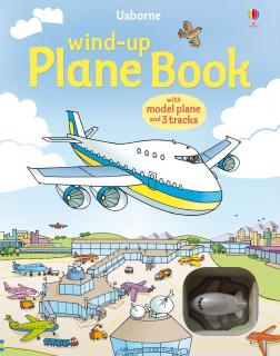 Carte cu jucarie avionul,   Wind-up Plane  , Usborne