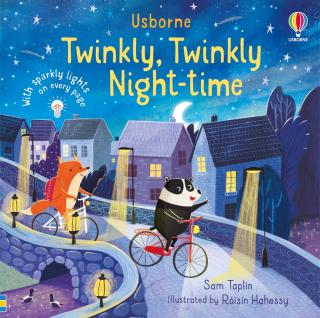 Carte cu luminite   Twinkly Twinkly Night Time  , Usborne